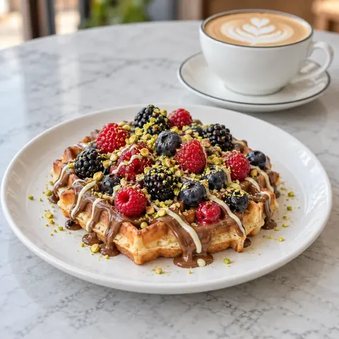 Orman Meyveli Waffle