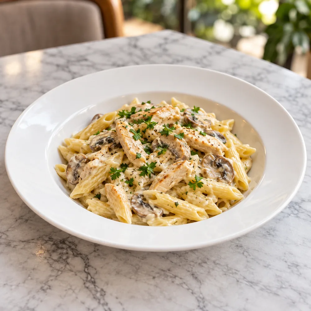 Krema Tavuklu Penne